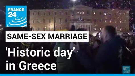 Greece Legalises Same Sex Marriage FRANCE 24 English YouTube