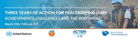 Action For Peacekeeping A4P United Nations Peacekeeping