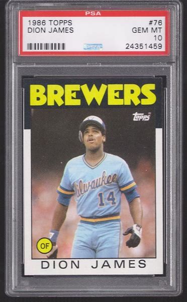 Baseball 1986 Topps Milwaukee Brewers Cadets68 Set Image Gallery