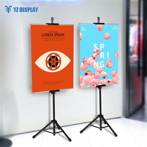 Double Sided Sign Stand Sign Holder Stands For Display Adjustable