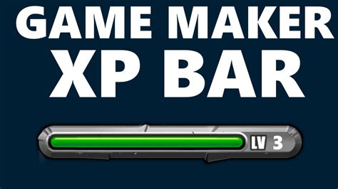 Game Maker Experience Bar Rpg Elements 01 Youtube