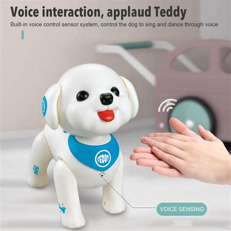 RC Robot Teddy Toy Programmable Smart Voice Control Robot for Kids ...