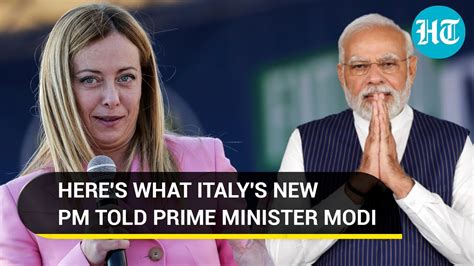 Will Cooperate Italian Pm Tells Pm Modi In Response To His