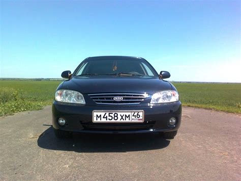 решетка радиатора и рамка номера в черный мат — KIA Spectra, 1,6 л ...