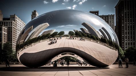 Cloud Gate Sculpture Background, Chicago, Chicago Bean Pictures, Whole ...