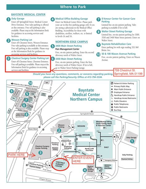 Baystate Medical Center Hospital Map (2025 - 2023) - All Maps