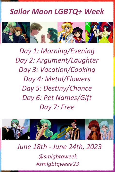 Sailor Moon Lgbtq Week 2023 Smlgbtqweek Twitter