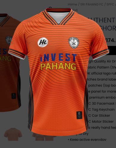 Sri Pahang FC 2022 Kits