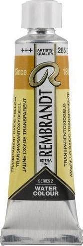 Rembrandt Akvarelfarve 10 Ml Tube Transparent Oxide Yellow 265 Pris