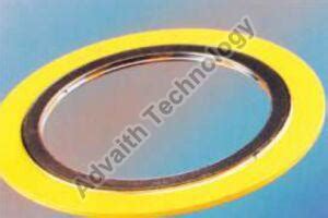 Round Polished Rubber Cg Spiral Wound Gaskets For Industrial Size