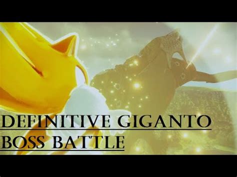 Sonic Frontiers Definitive Giganto Fight YouTube