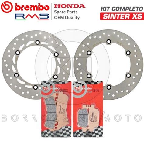 Kit Dischi Pastiglie Freno Brembo Anteriori Posteriori Honda Sh