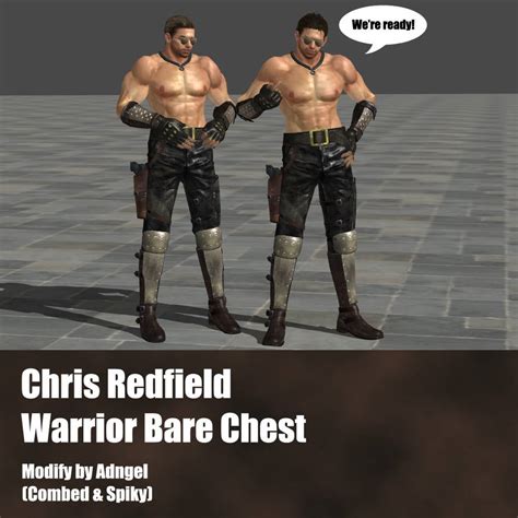 Chris Redfield Warrior Bare Chest By Adngel On Deviantart