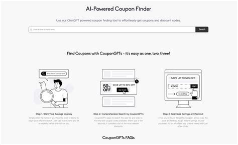 CouponGPTs - Tu buscador de cupones impulsado por IA | Creati.ai
