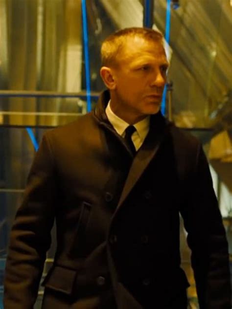 Daniel Craigs Bond Peacoat From Skyfall On Jackethub Free Shipping