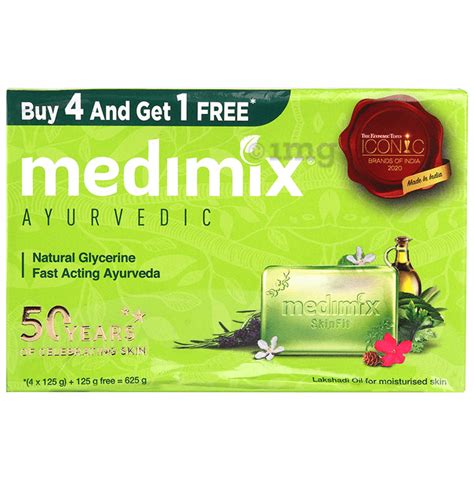 Medimix Ayurvedic Soap 125gm Each Natural Glycerine Buy 4 Get 1 Free