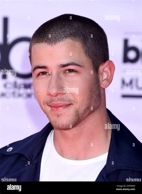 Nick Jonas Attending The 2016 Billboard Music Awards In Las Vegas Stock