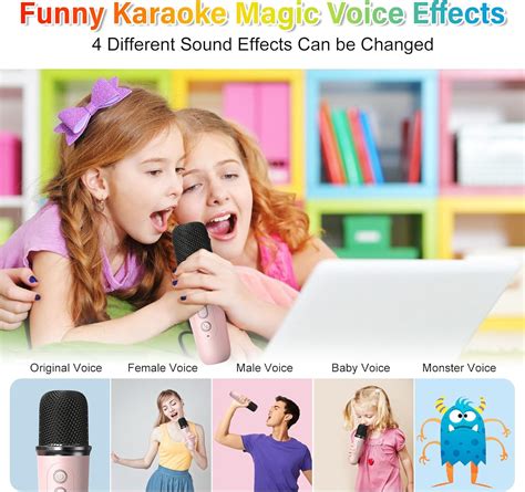 Mini máquina de karaoke para niños y adultos con 2 micrófonos