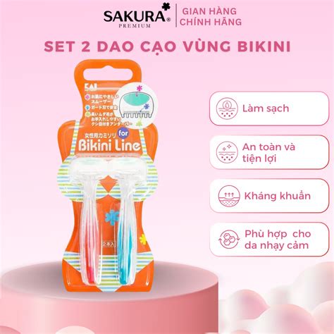 Set dao cạo vùng Bikini chính hãng nội địa Nhật Bản Shiseido Shopee Việt Nam