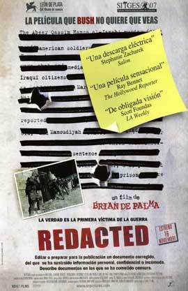 Redacted Movie Posters From Movie Poster Shop