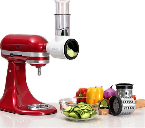 Buy Slicer Shredder Attachment for KitchenAid Mixer, Cheese Grater ...