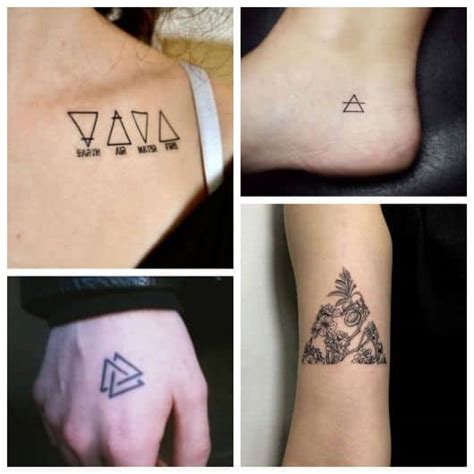 Tatuagem De Triangulo - Tatuagem de Triângulo: Significado + 80 ideias para todos os gostos!
