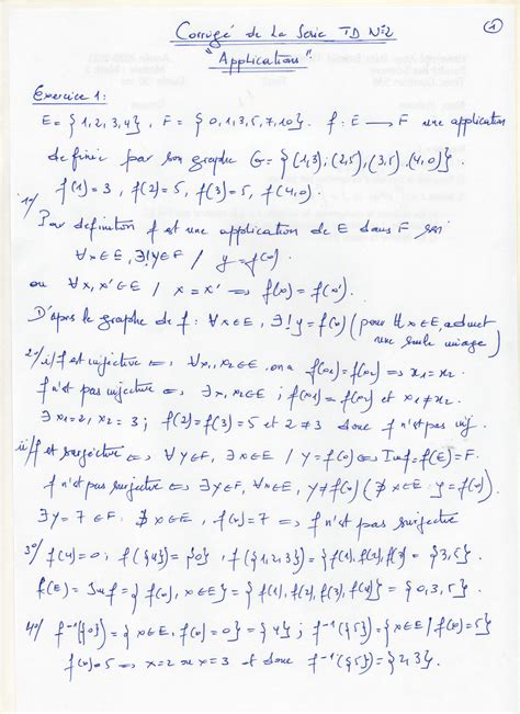 SOLUTION Corrig Td2 Math Applications 2023 Studypool