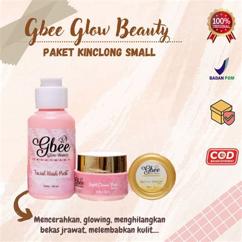 Jual Gbee Glow Beauty Skincare Paket Kinclong Small Untuk Mencerahkan