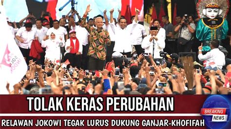 MENGGELEGARPALOH SYOK LIHAT INI RELAWAN JOKOWI TEGAK LURUS DUKUNG