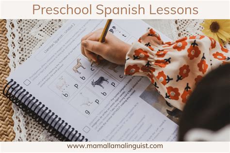 Preschool And Kindergarten Spanish Lessons Mama Llama Linguist