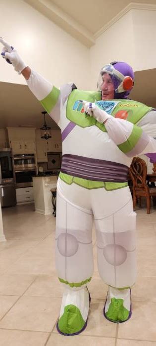 Toy Story Buzz Lightyear Inflatable Costume For Adults