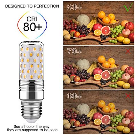 Gezee W Led Cylindrical Bulb K Warm White E Led Light Bulbs