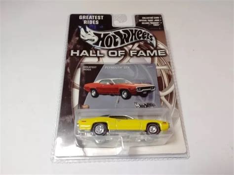 HOT WHEELS GREATEST Rides Hall Of Fame Plymouth GTX Real Riders Jaune EUR PicClick FR