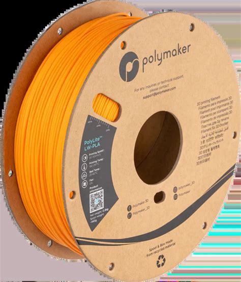 Polymaker PolyLite LW PLA Bright Orange 3DJake Hrvatska