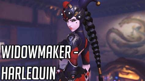 Widowmaker Harlequin Skin Showcase Overwatch Youtube