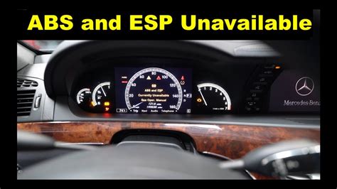 Mercedes ABS And ESP Currently Unavailable Diagnosis And Repair YouTube