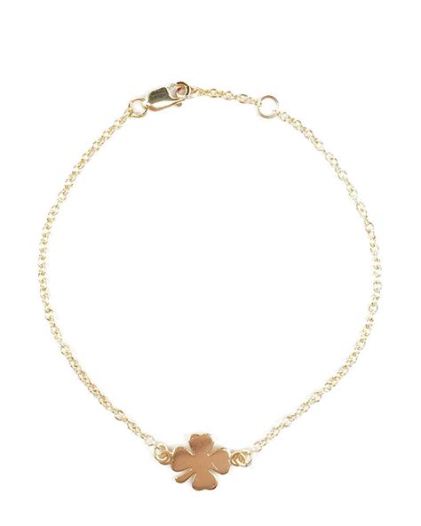 Meridian Avenue | Four Leaf Clover Charm Bracelet – Online Jewelry Boutique