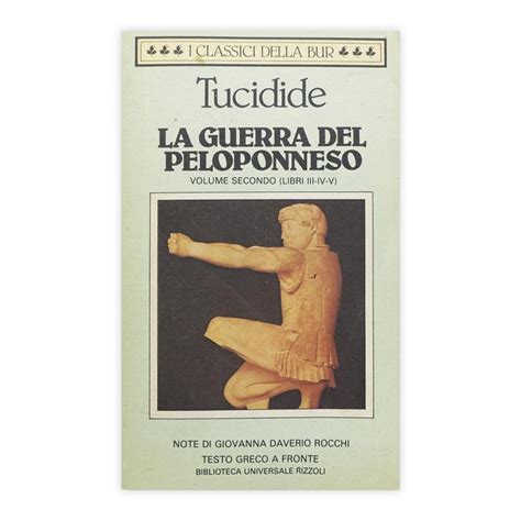 Tucidide La Guerra Del Peloponneso Historian Lugano