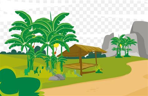 Euclidean Vector Banana Tree Illustration Png X Px Banana