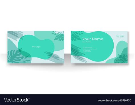 Business Card Design With Nude Tan Champagne Soft Vector Image