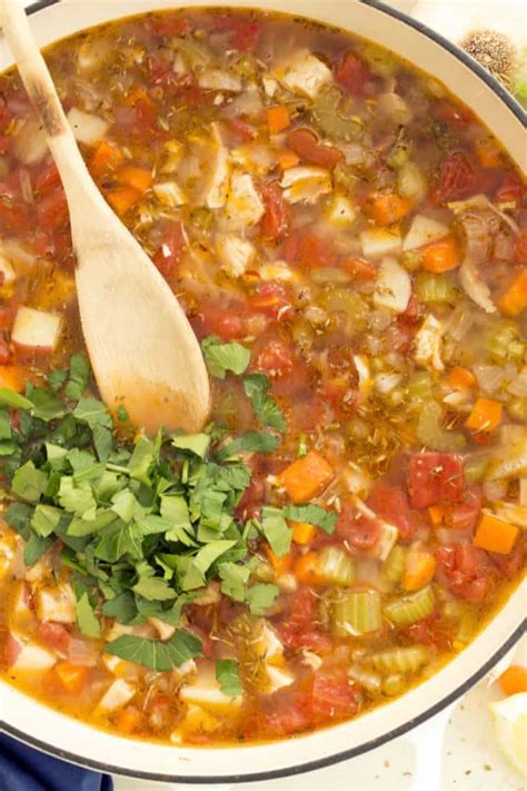 Italian Chicken Vegetable Soup The Harvest Kitchen