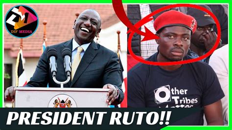 Finally Bunge La Mwananchi Member Recognises Ruto As The President