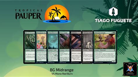 PAUPER BG Midrange X Mono Red Burn Tropical Pauper 97 YouTube