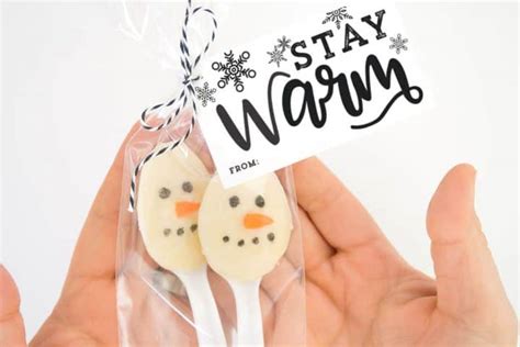 Free Stay Warm Hot Chocolate Gift Tags Tried True Creative