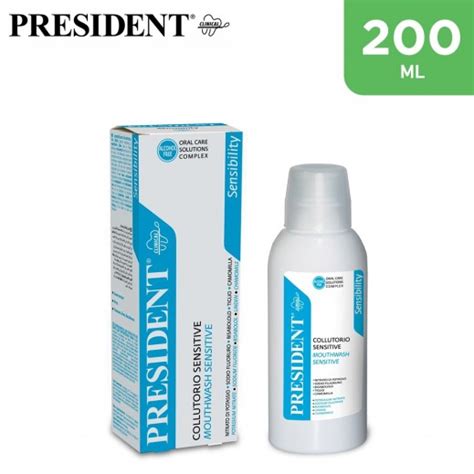 Buy President Sensitive Sensibility Mouthwash 200ml - delivered by ...