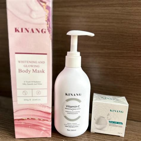 Combo Kinang Body Mask Goat Milk Lotion Whitening And Glowing