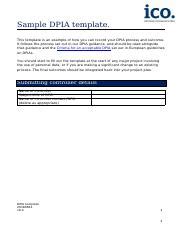 Creating A DPIA Template A Step By Step Guide For Data Course Hero