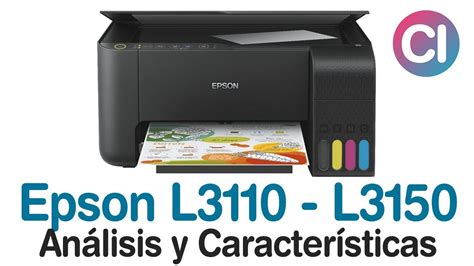 Impresora Multifuncional Epson L3110 L3150 Análisis Y