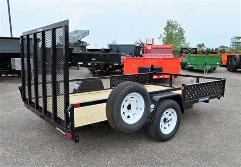 ATV - 2020 Sure-Trac 7X12 Tube Top ATV/Utility Trailer - Black ... 