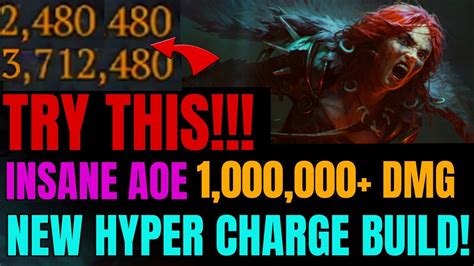 NEW Hyper CHARGE Barbarian Builds INSANE AOE DMG For Late Game YouTube